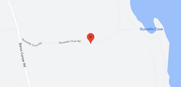 map of Russells Cove Road
